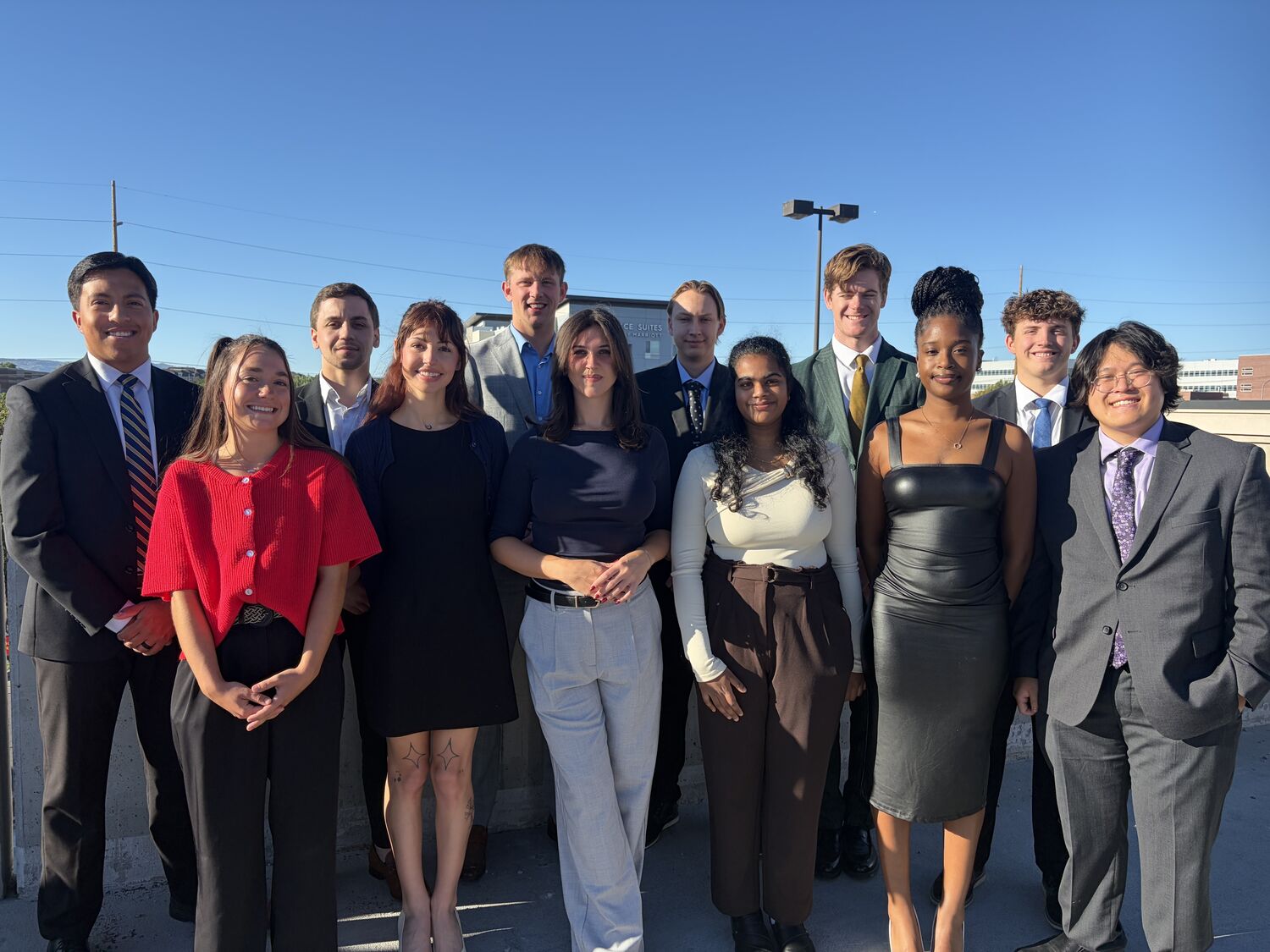 The Ridgeline Strategies team standing together outdoors